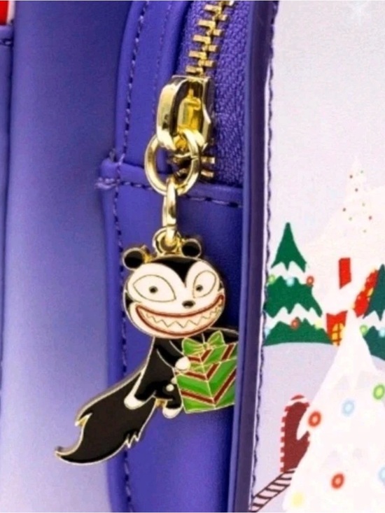 NWT!! Loungefly Nightmare Before Christmas Town Mini Backpack \
